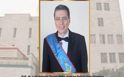 El Respetable Hermano Luís Antonio Tipacti Peña, elegido Gran Maestro de Masones del Perú