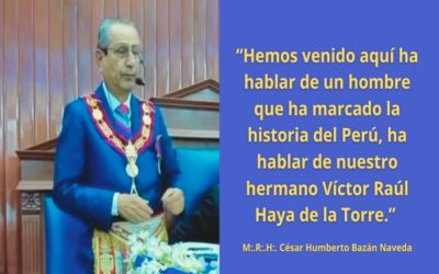 Ceremonia de Homenaje por el natalicio de Víctor Raúl Haya de la Torre