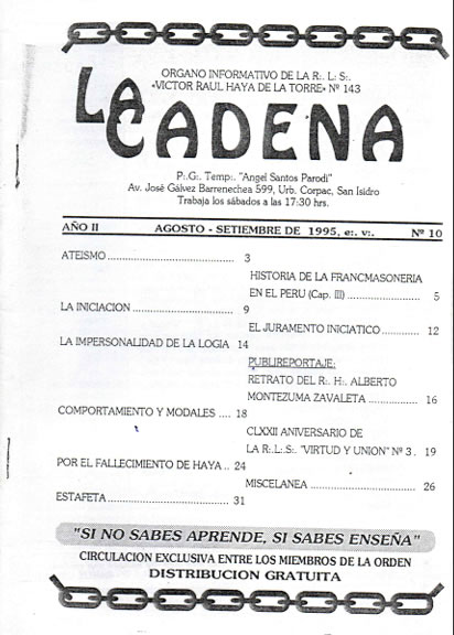 Revista La Cadena Edición 21