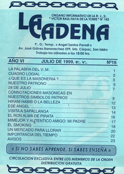 Revista La Cadena 30